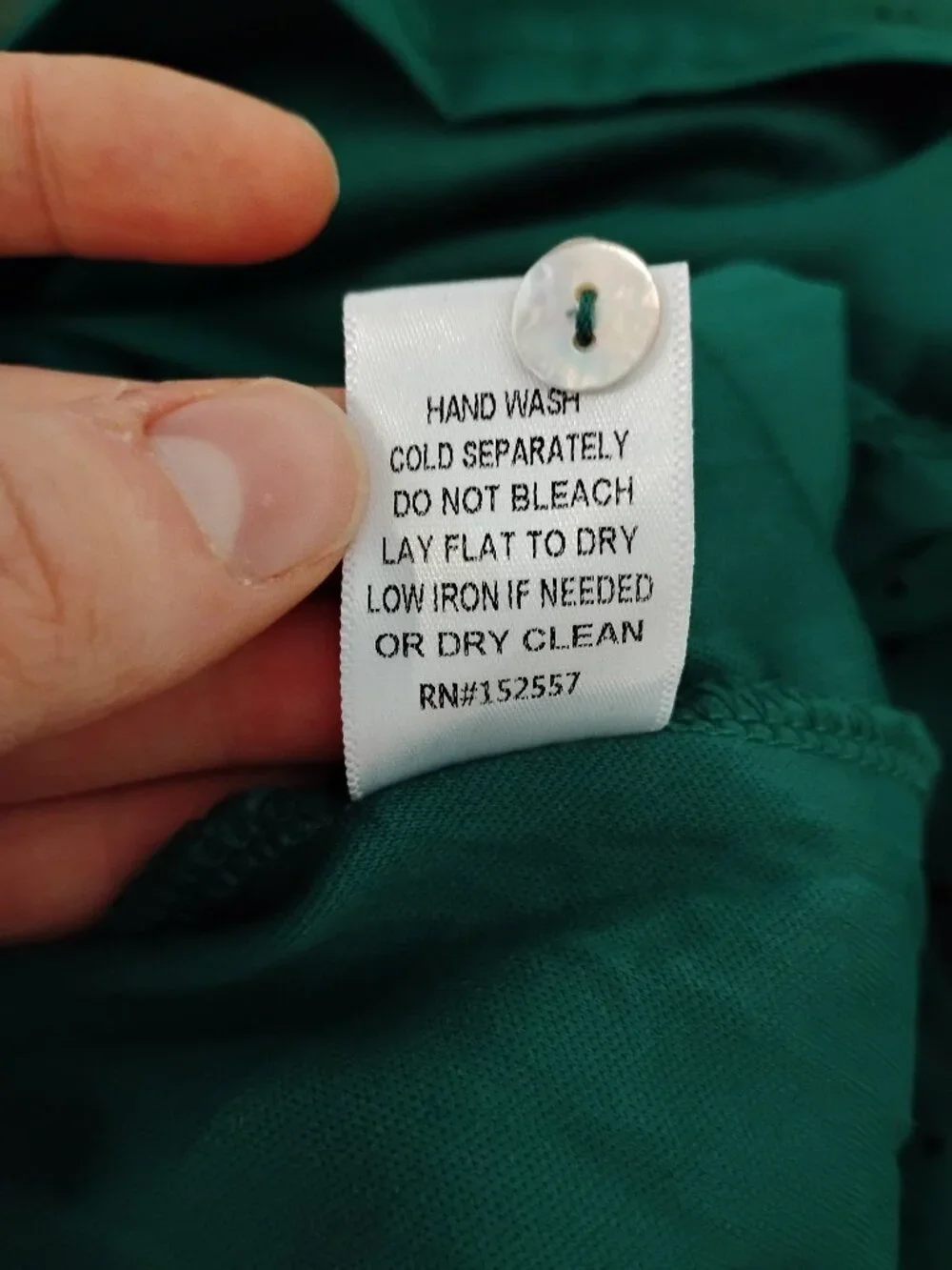 Pologram Green Smocked Swiss Dot Tulle Ruffle Dress - Picture 8 of 8